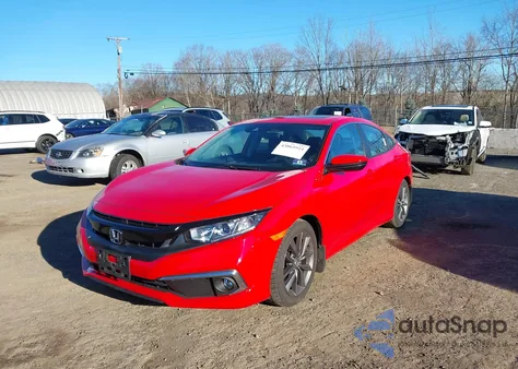 2019 Honda Civic Ex z USA, uszkodzony, nr VIN 2HGFC1F39KH650163